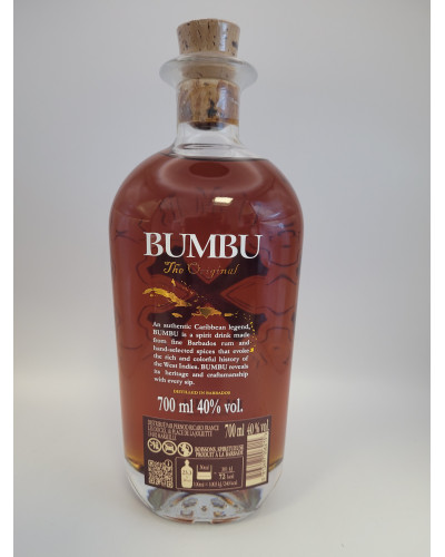 Rhum Bumbu Original 40° 70cl