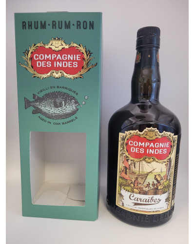 Rhum Compagnie des Indes Caraibes 40° 70cl