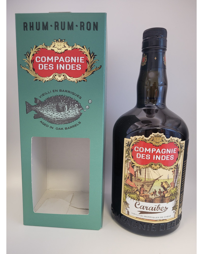 Rhum Compagnie des Indes Caraibes 40° 70cl