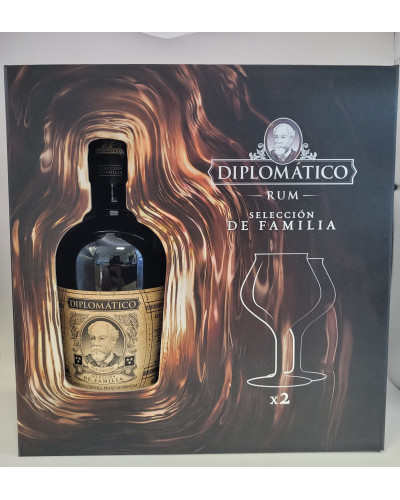 Coffret Rhum Diplomatico 43° 70cl