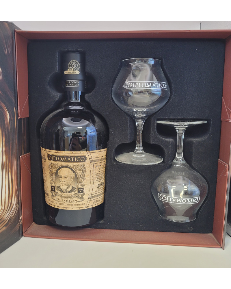 Coffret Rhum Diplomatico 43° 70cl