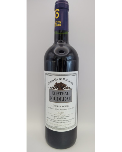 Cotes De Bourg Chateau Nicoleau 75cl