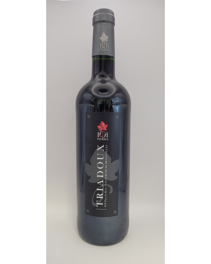 Vin De Correze Triadoux 1001 Pierres Rouge 75cl