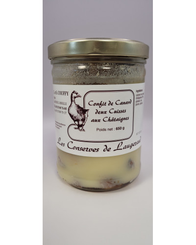 Confit 2 Cuisses Chataignes 650g