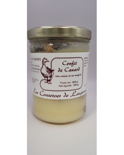 Confit de Canard une Cuisse et un Magret 650g