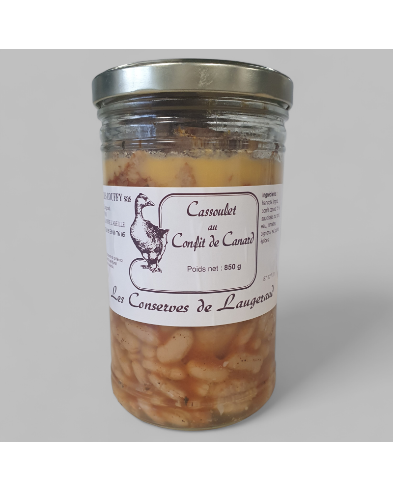 Cassoulet au Confit de Canard 850g