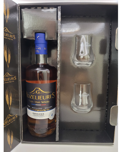 Coffret Rozelieures 70cl + 2 verres