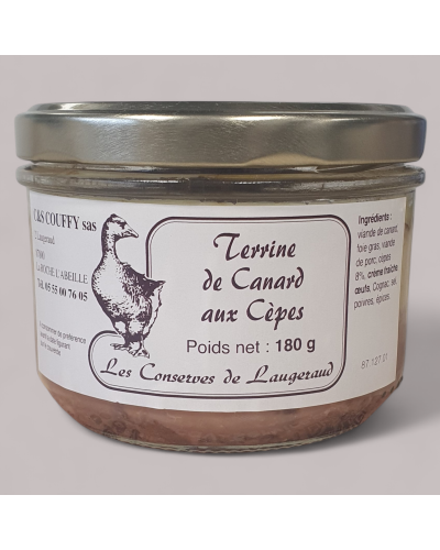 Terrine de Canard aux Cèpes 180g