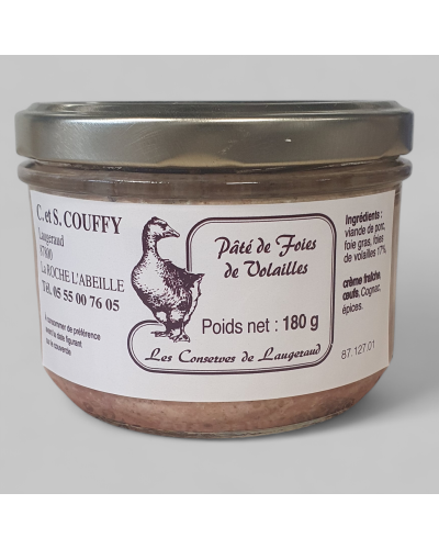 Paté de foie Volailles 180g