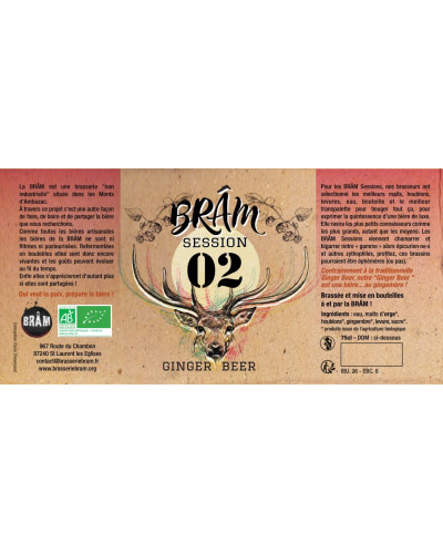 Bram Session 02 Gingembre 33cl