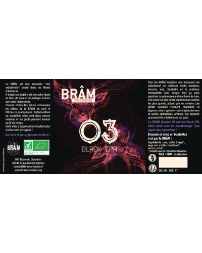 Bram Session 03 Black IPA 33cl