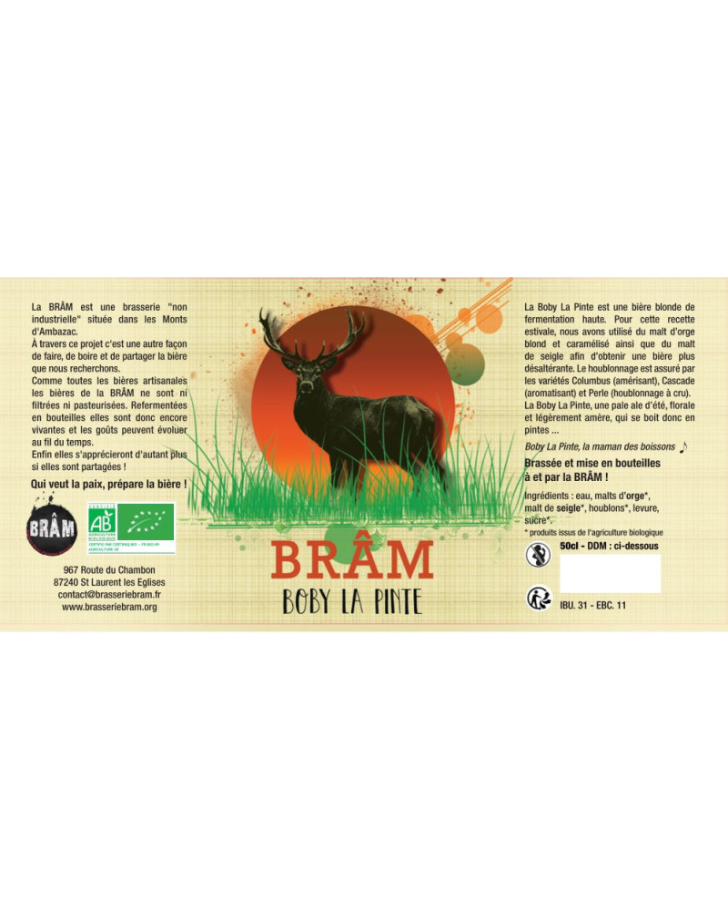 Bram Boby La Pinte 50cl