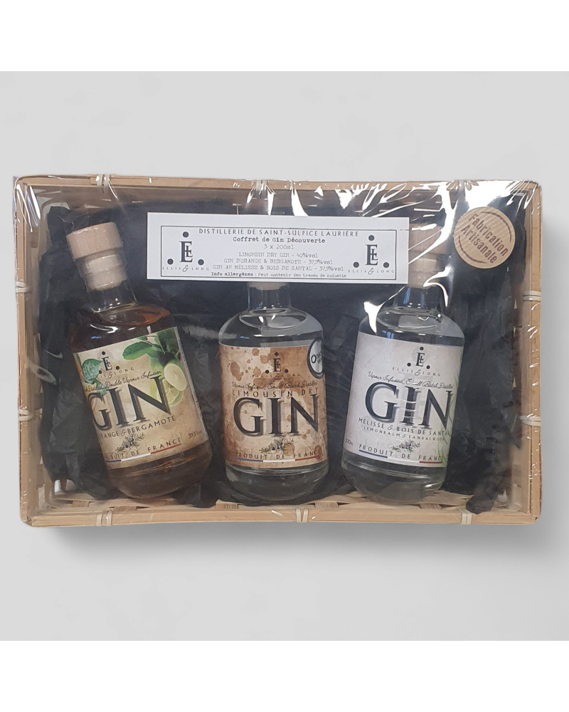 Coffret Gin Limousin 3 X 20cl