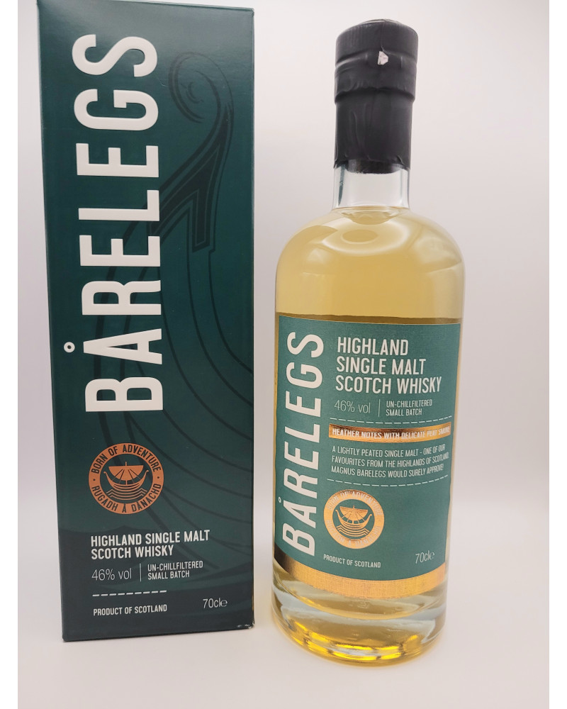 Whisky Barelegs Highland 46° 70cl Tourbé