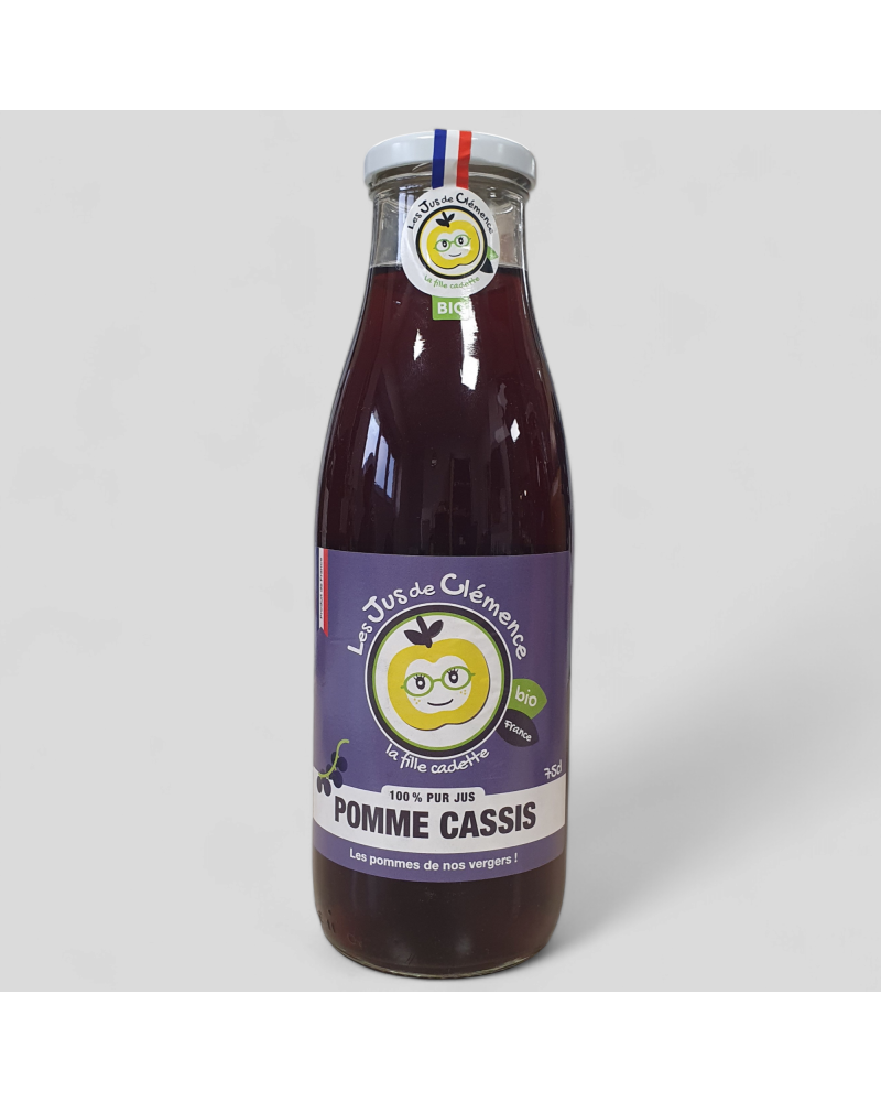 Jus Pomme Cassis 75cl Bio