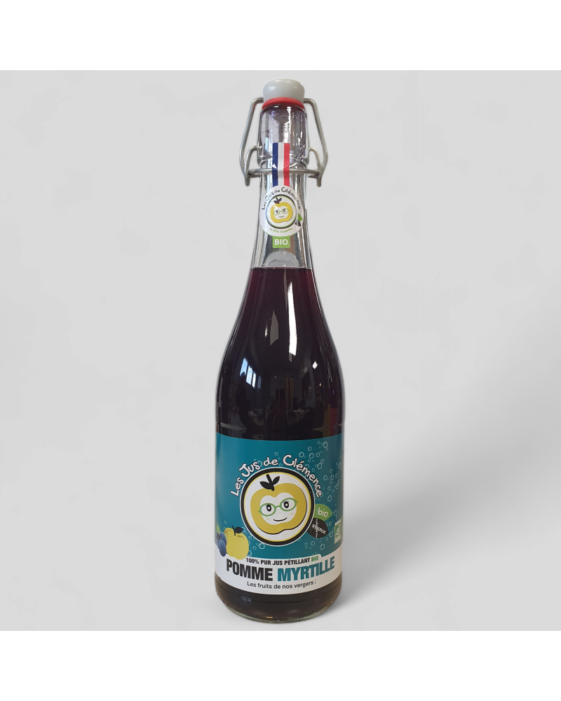 Pétillant Pomme Myrtille 75cl Bio