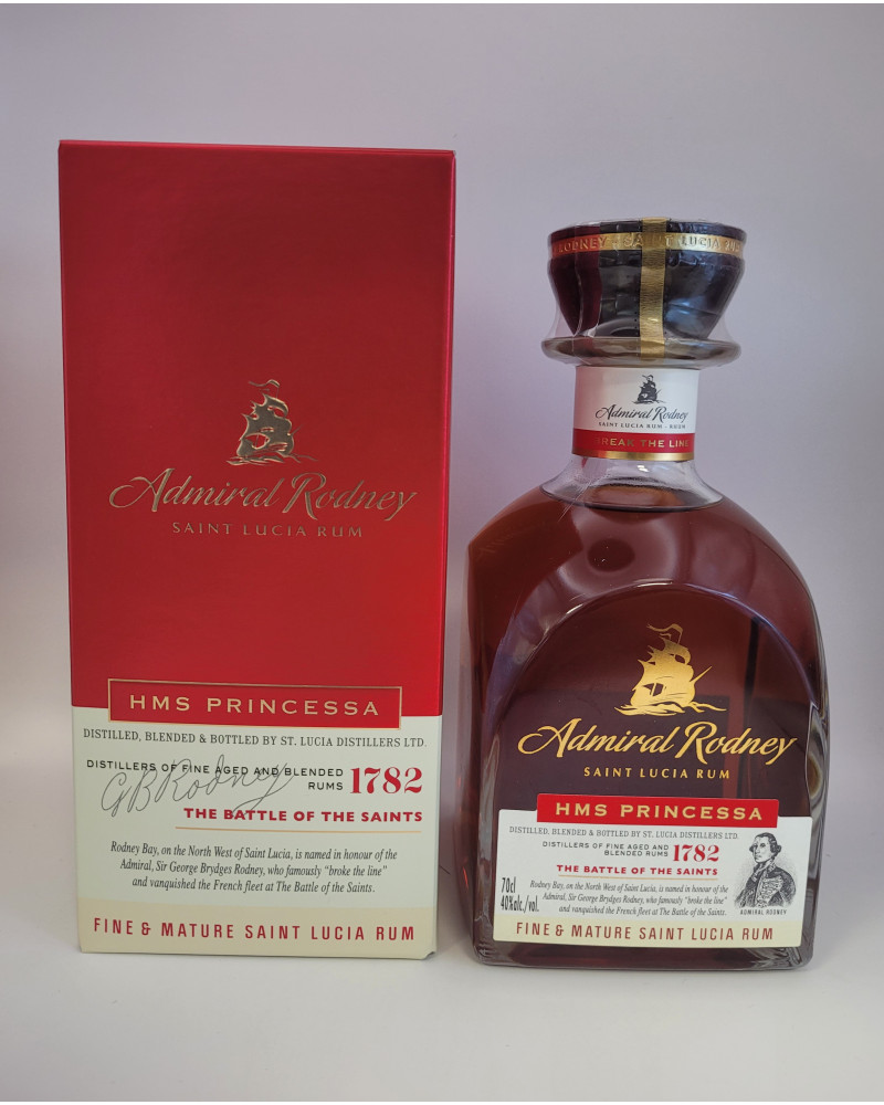 Rhum Admiral Rodney "Princessa" 40° 70cl